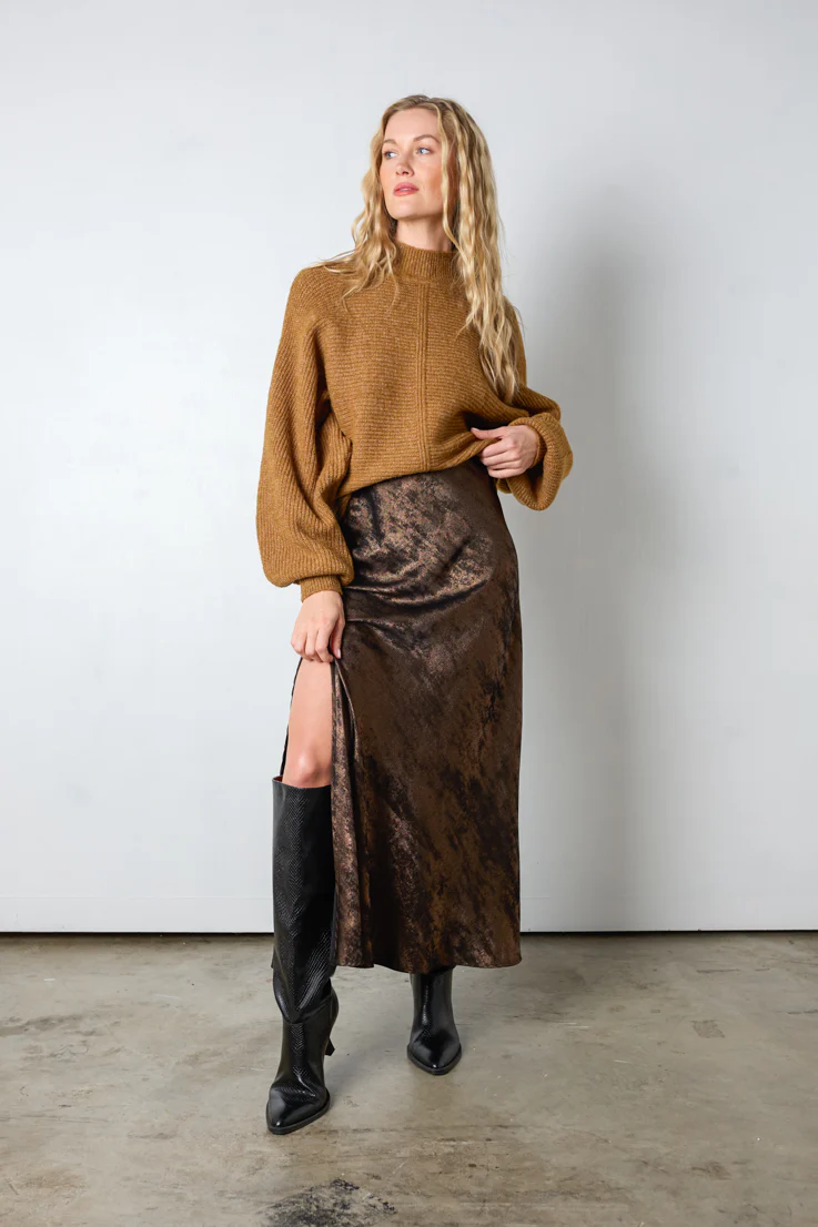 Shimmer Maxi Skirt - Image 4