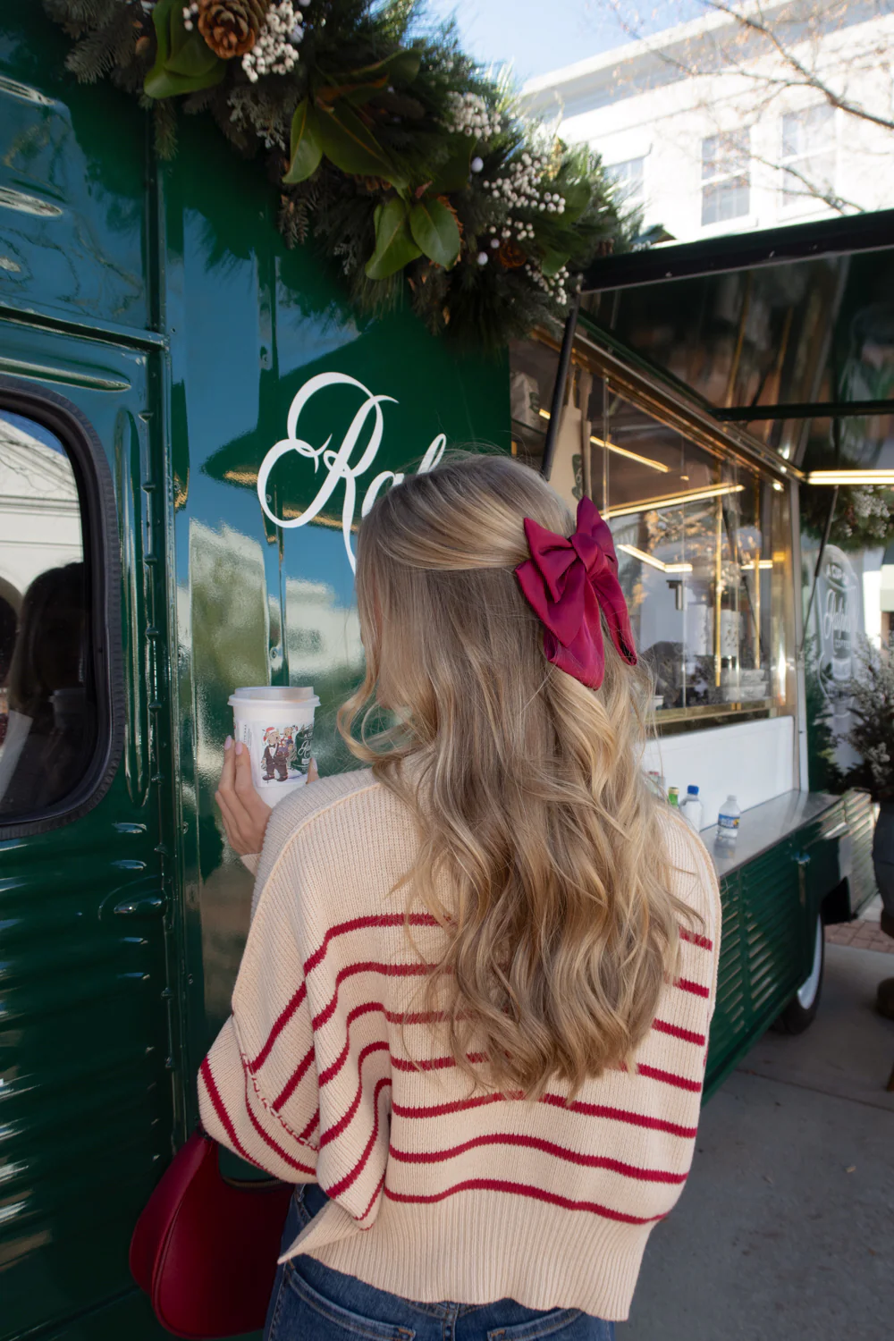 Silent Night Hair Bow - Image 2