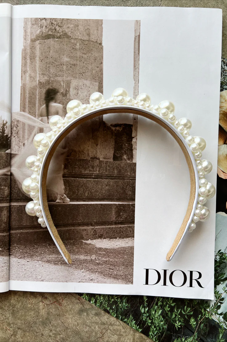 Statement Pearl Headband - Image 3