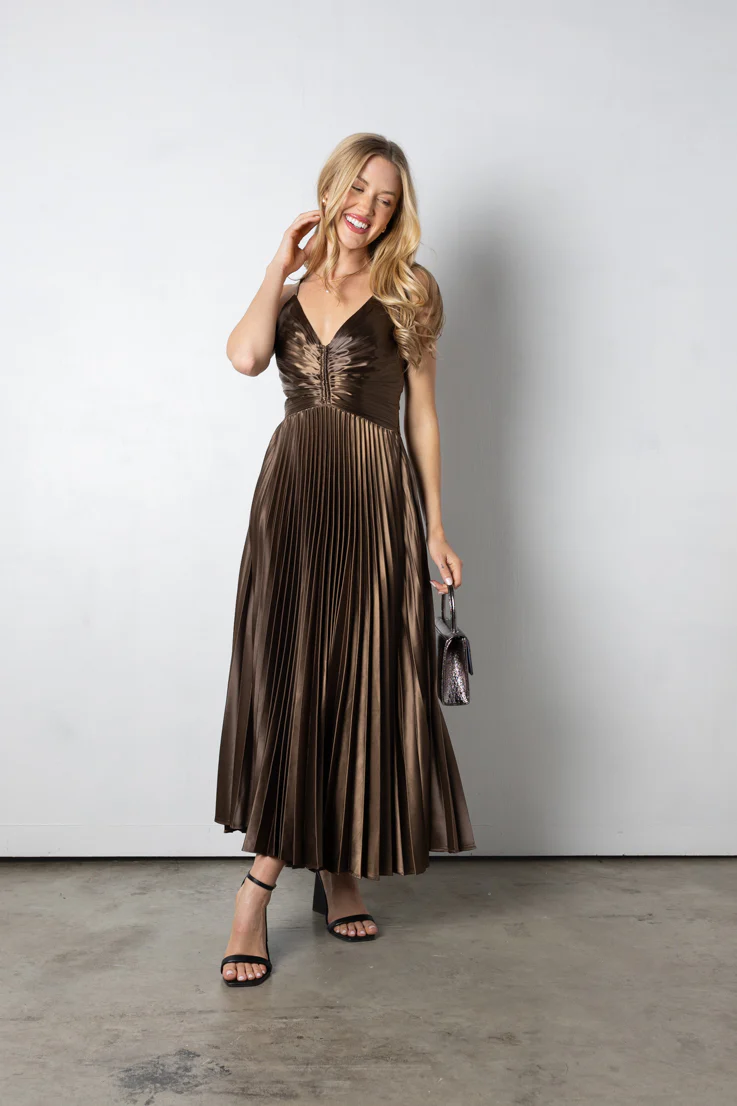 Stay Golden Midi Dress - Image 5
