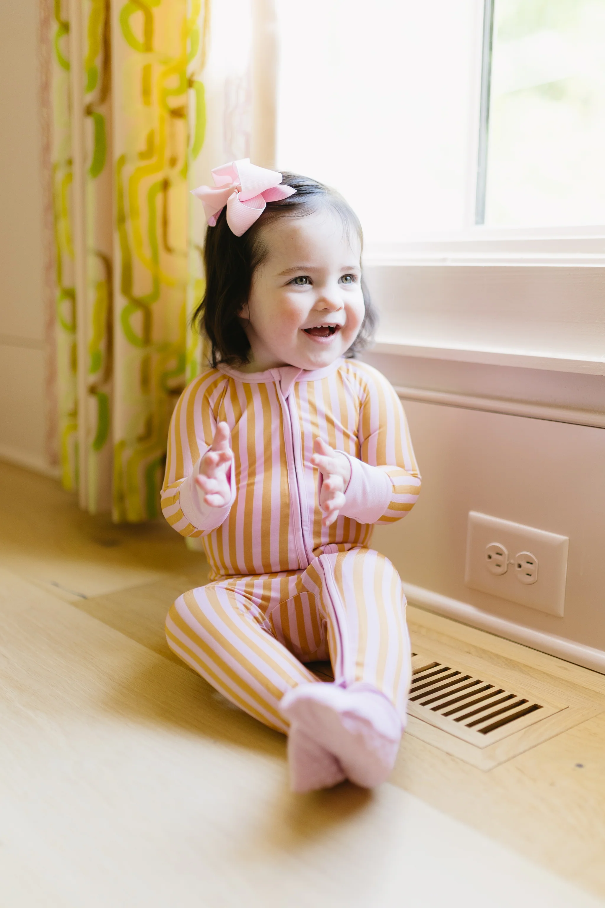 Summertime Stripes Baby Convertible Romper - Image 7