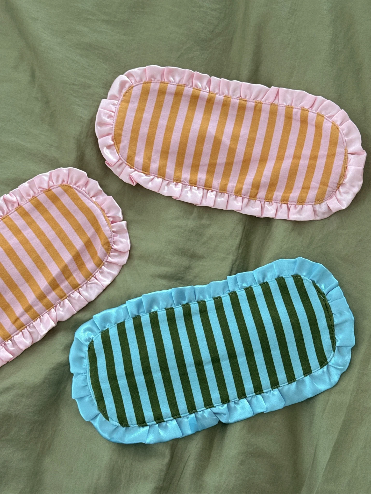 Summertime Stripes Eye Mask