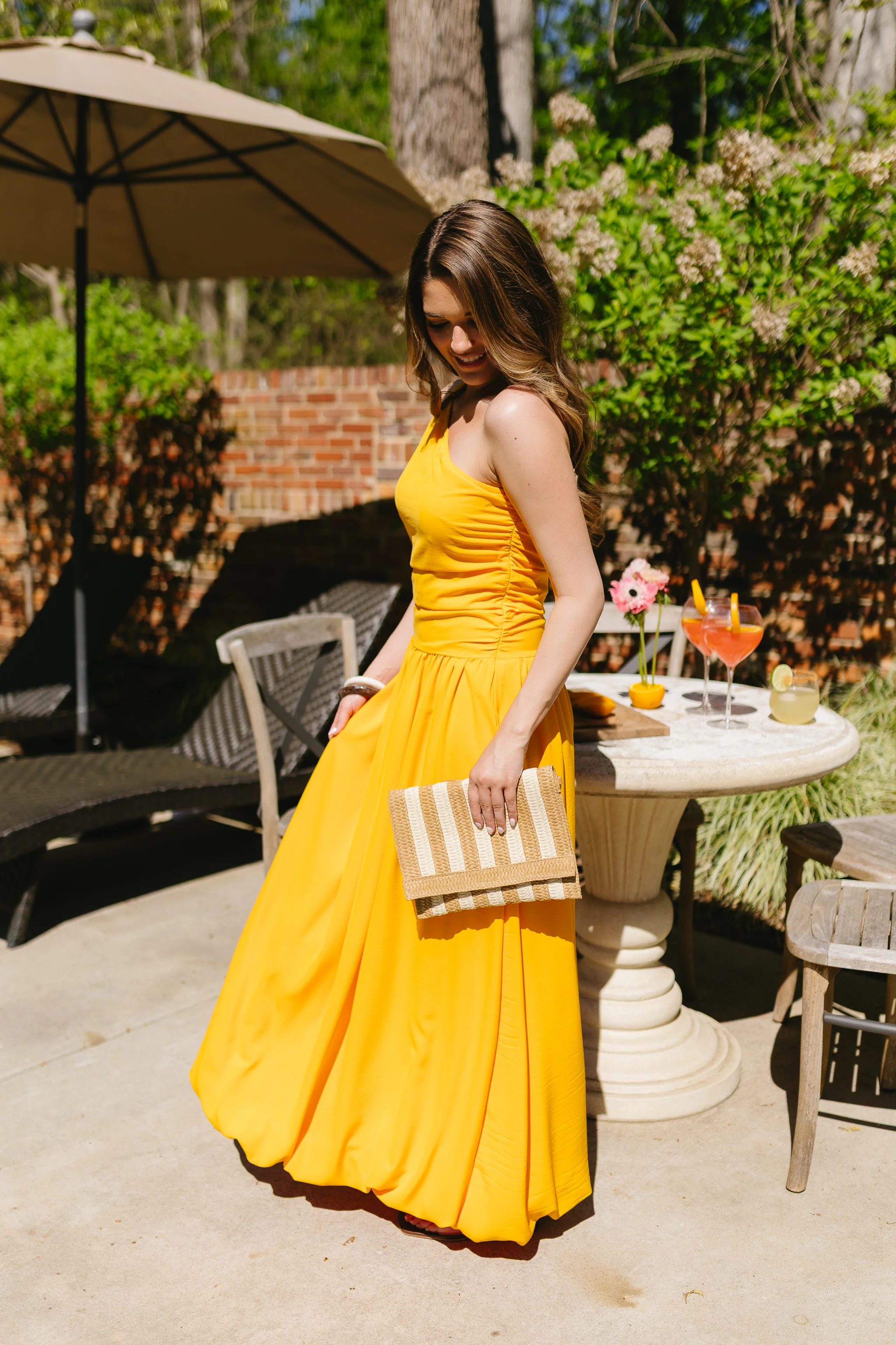 Tangerine Pop Dress - Image 5
