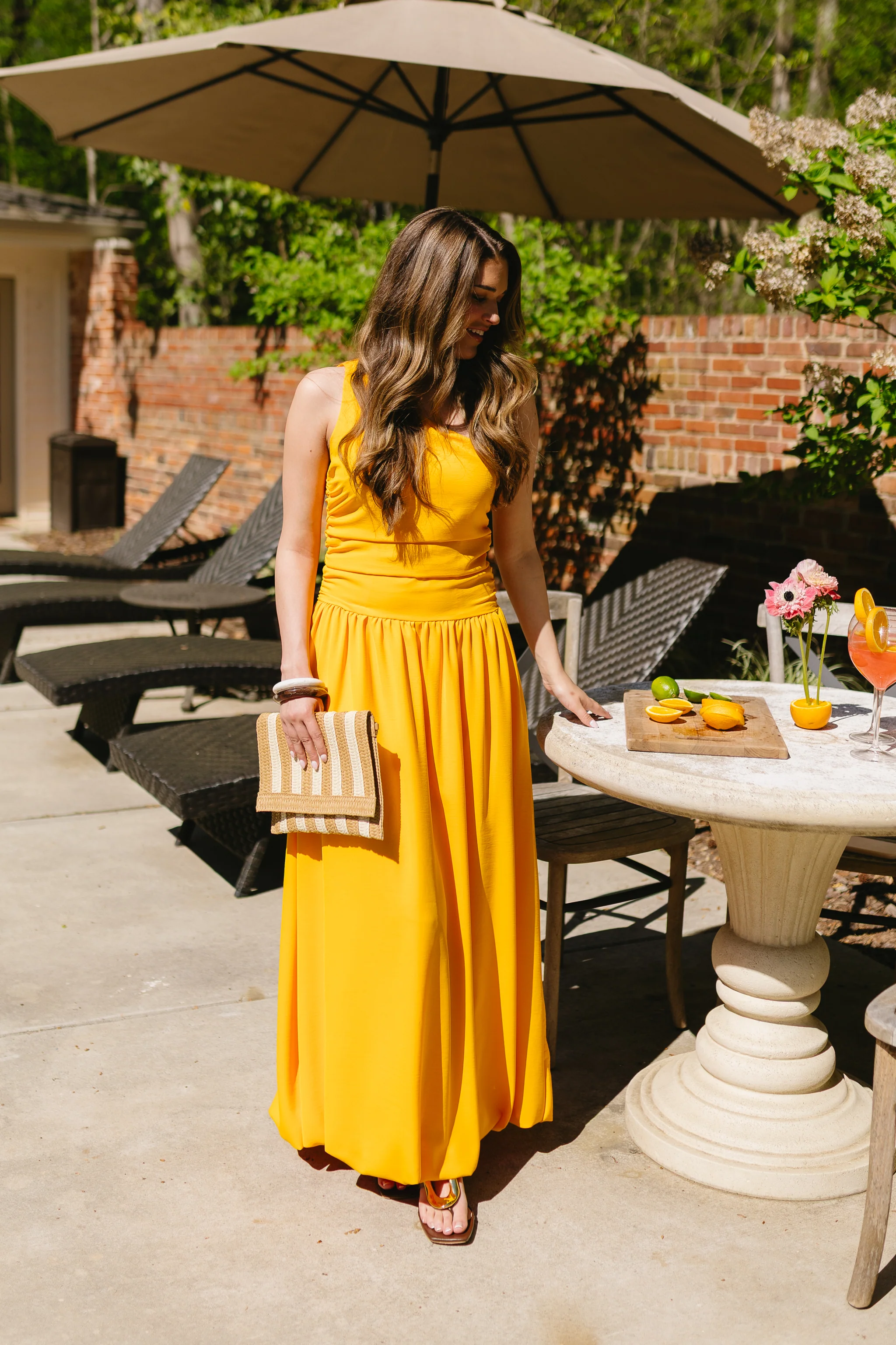 Tangerine Pop Dress - Image 6