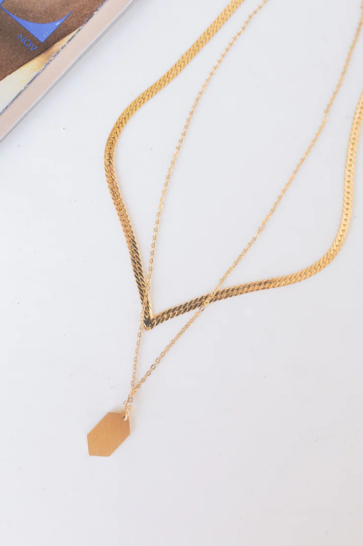 Taylor Layered Necklace - Image 2