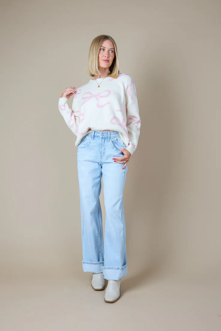 Tied With A Bow Sweater - Image 4