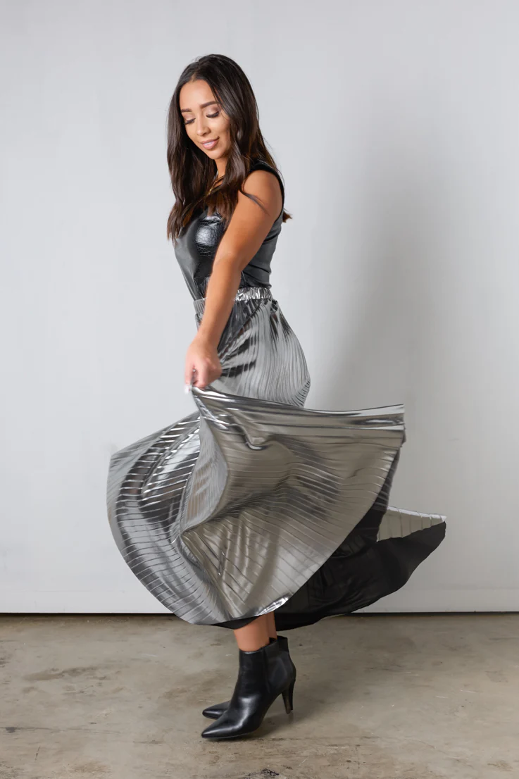 Time to Shine Midi Skirt - Image 3