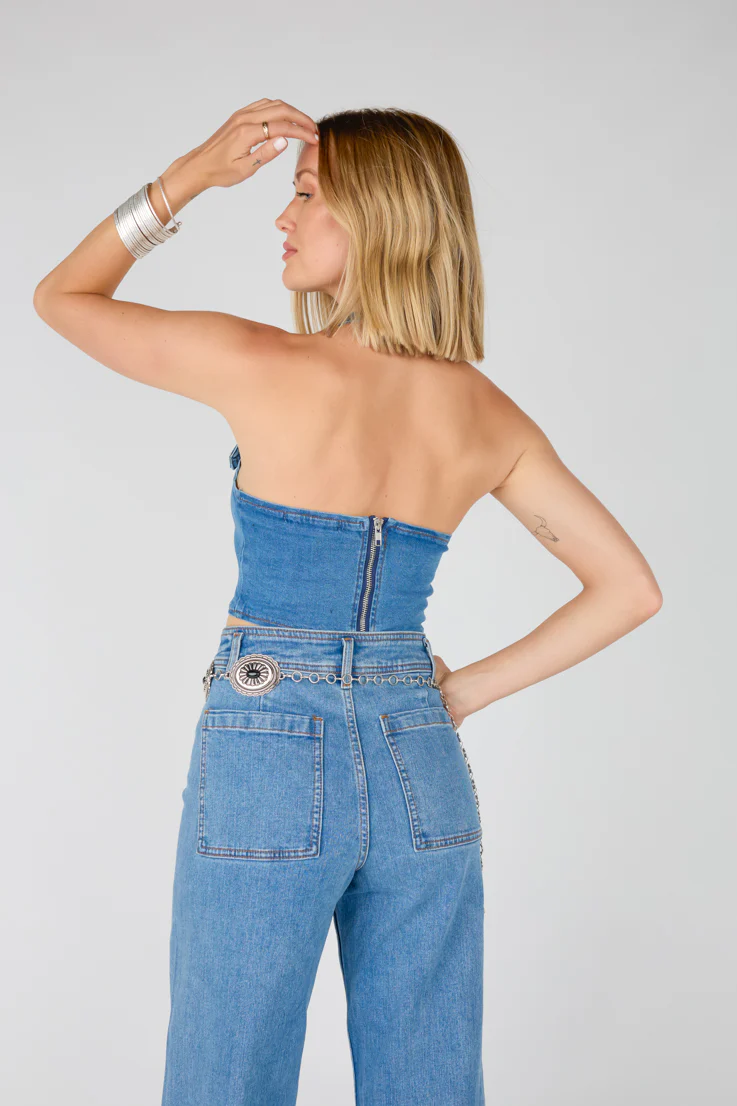 Travis Denim Top - Image 2