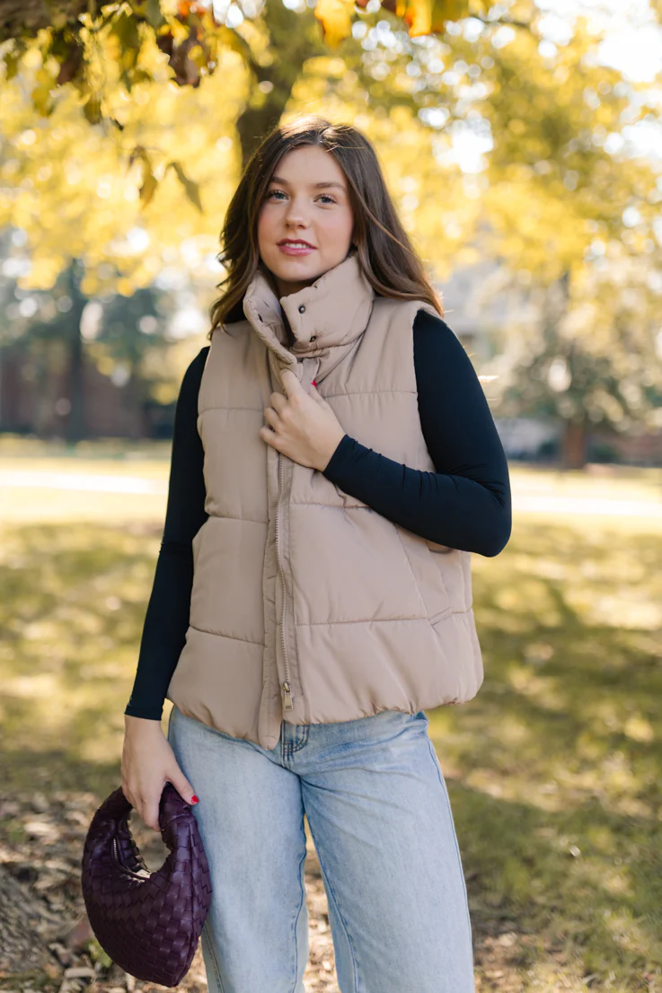 True Autumn Puffer Vest - Image 13