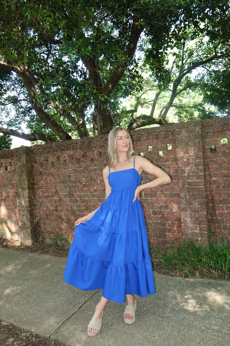 True Blue Midi Dress - Image 2