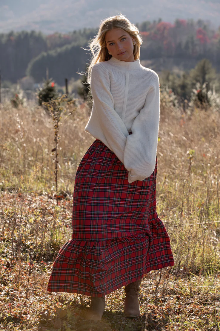 Yuletide Wishes Maxi Skirt - Image 6